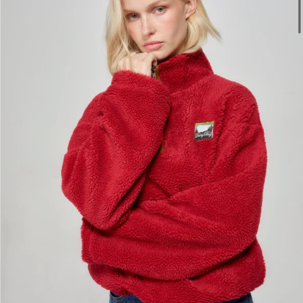 Dairy Boy cranberry fleece